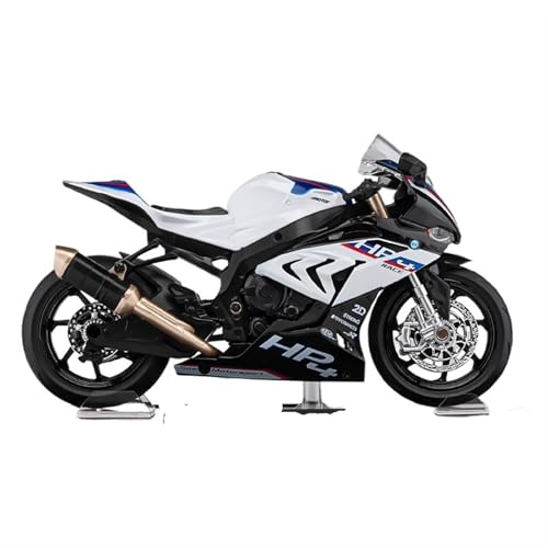 RYUEXING for 1/12 Motorrad Modell Legierung Simulation HP4 Motorrad Modell Spielzeug Auto Sammlung Ornamente(White) von RYUEXING