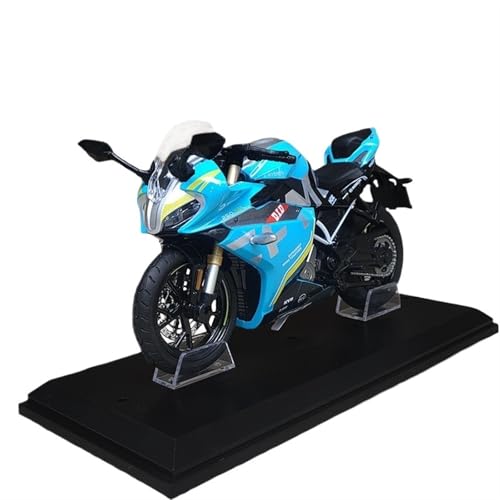 RYUEXING for 1/12 Motorradmodell Spielzeug Simulation Legierung Motorrad Ornamente(Blue) von RYUEXING