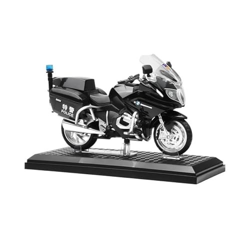 RYUEXING for 1/12 R1250RT Simulierte Polizei Motorrad Modell Legierung Motorrad Modell Sammlung Ornamente von RYUEXING