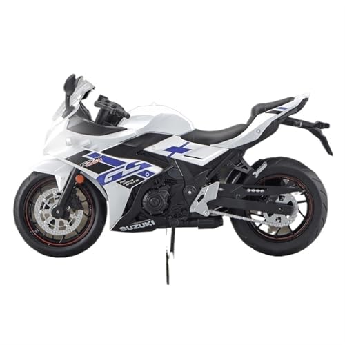 RYUEXING for 1/12 Simulation Motorrad Modell Schwarz GSX250R Legierung Motorrad Spielzeug Sammlung Ornamente(White) von RYUEXING