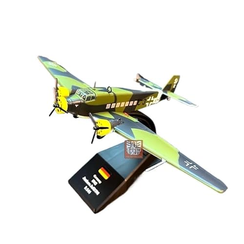 RYUEXING for 1/144 Legierung Flugzeug Modell WWII Berühmte Deutsche Bomber JU52 Junkers Transport Fertige Sammlerstück Ornament von RYUEXING