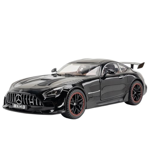 RYUEXING for 1/18 Daben AMG Sportwagen Simulation Legierung Auto Kinderspielzeug Modell Türöffnung Ton Und Licht Lenkung Stoßdämpfung Spielzeugauto Sammlung Ornamente(Black) von RYUEXING