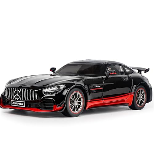 RYUEXING for 1/18 Dark Ghost GTR Black Knight Sport Auto Simulation Legierung Druckguss Technologie Auto Modell Kinder Spielzeug Sammlung Ornamente von RYUEXING