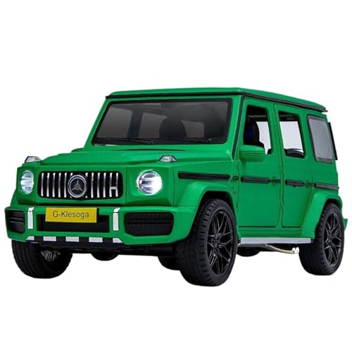 RYUEXING for 1/18 G63 Off-Road Simulation Legierung Auto Modell Mit Sound Und Licht Multi-Funktion Interaktive Kinder Spielzeug Sammlung Ornamente(Green) von RYUEXING