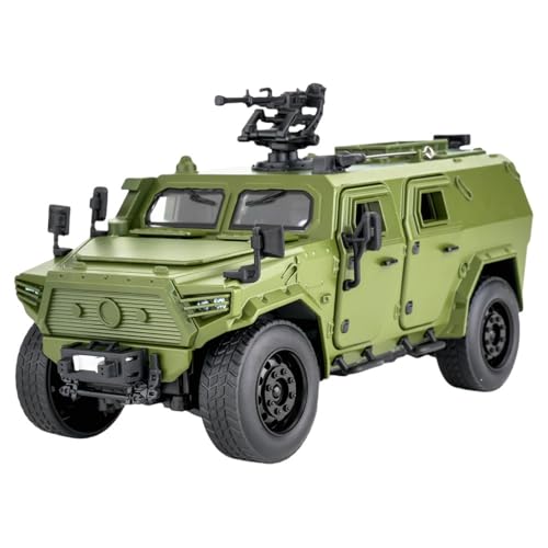 RYUEXING for 1/18 Militär Geländewagen Simulation Legierung Druckguss Handwerk Auto Modell Kinder Spielzeug Sammlung Ornamente von RYUEXING