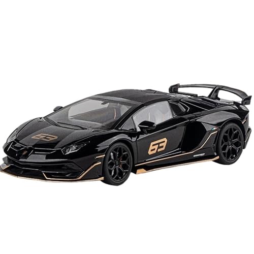 RYUEXING for 1/18 SVJ 63 Cabriolet Mit Abnehmbarem Gestänge Legierungssimulations-Druckgussauto Mit Sound Und Licht Multifunktionale Interaktive Spielzeugsammlung Ornamente(Black) von RYUEXING