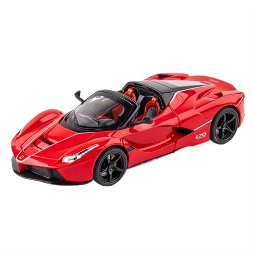 RYUEXING for 1/22 Cabrio Legierung Sportwagen Simulation Auto Spielzeug Modell Türöffnung Sound Und Licht Lenkung Stoßdämpfung Auto Sammlung Ornamente(Red) von RYUEXING