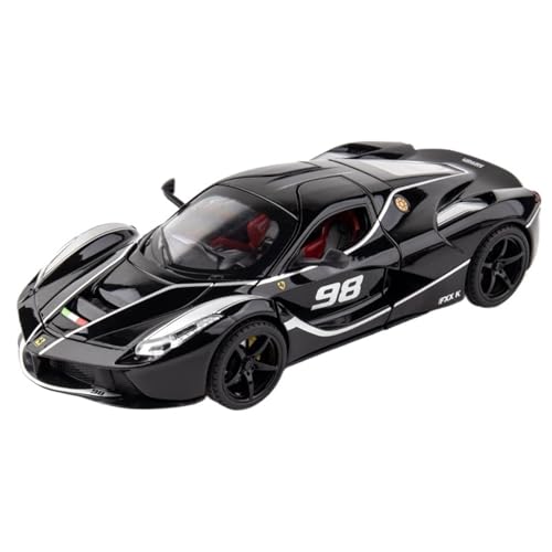 RYUEXING for 1/22 Ports Auto FXXK Simulation Legierung Druckguss Auto Modell Kinder Spielzeug Sammlung Ornamente(Black) von RYUEXING