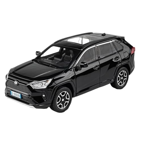 RYUEXING for 1/22 Simulation Legierung Auto Modell Mit Sound Und Licht Multi-Funktion Interaktive Kinder Spielzeug Sammlung Ornamente(Black) von RYUEXING