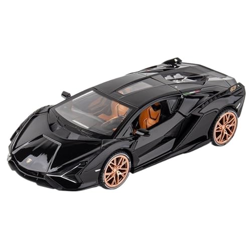 RYUEXING for 1/22 Sport Auto Simulation Legierung Druckguss Auto Modell Kinder Spielzeug Sammlung Ornamente(Black) von RYUEXING