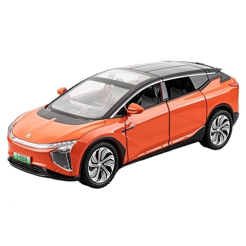 RYUEXING for 1/22 Takato X Simulation Legierung Auto Modell Mit Sound Und Licht Multifunktionale Interaktive Kinder Spielzeug Sammlung Ornamente(Orange) von RYUEXING