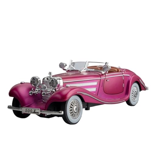 RYUEXING for 1/24 500K Klassische Auto Simulation Legierung Auto Modell Spielzeug Sammlung Ornamente(Purple) von RYUEXING