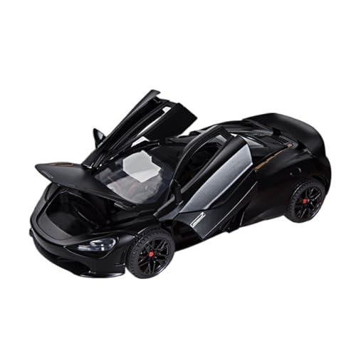 RYUEXING for 1/24 720S Flying Shooting Star Simulationslegierungsautomodell Mit Ton Und Licht Multifunktionale Interaktive Kinderspielzeug-Sammlungsornamente(Black) von RYUEXING