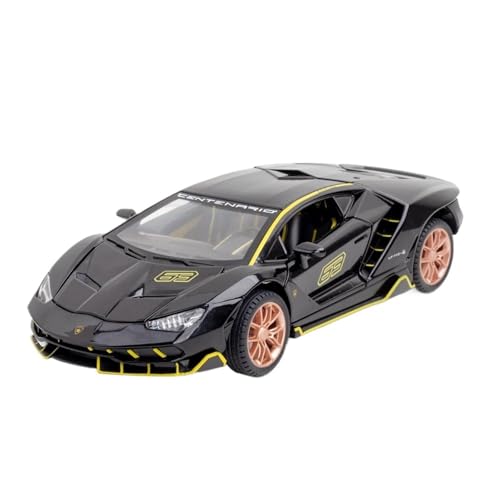 RYUEXING for 1/24 770-4 King Kong Version des Legierungs-Sportwagen-Simulationsauto-Spielzeugmodells Öffnen Sie Die Tür Ton Und Licht Lenkung Stoßdämpfung Auto-Sammlung Ornamente von RYUEXING