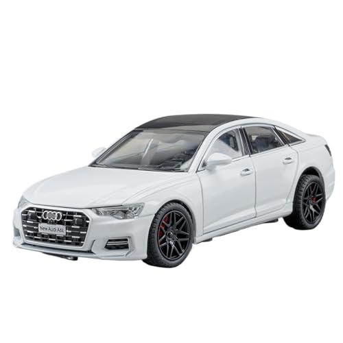 RYUEXING for 1/24 A6 Simulierte Legierung Auto Modell Spielzeug Sammlung Ornamente(White) von RYUEXING