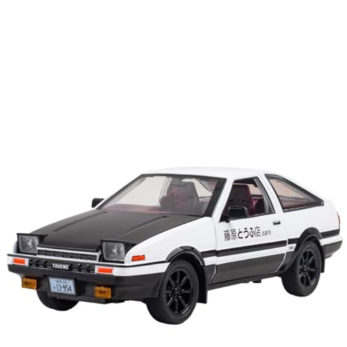 RYUEXING for 1/24 AE86 Sport Auto Simulation Legierung Auto Modell Ornament Spielzeug(Black) von RYUEXING