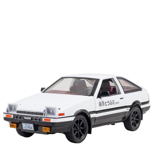 RYUEXING for 1/24 AE86 Sport Auto Simulation Legierung Auto Modell Ornament Spielzeug(White) von RYUEXING