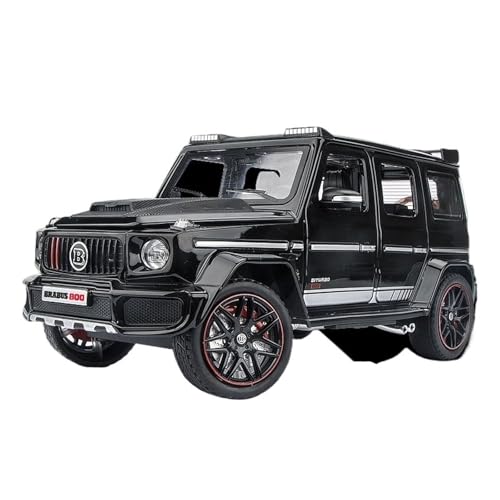 RYUEXING for 1/24 Babs G800 Off-Road Simulation Legierung Auto Modell Mit Sound Und Licht Multi-Funktion Interaktive Kinder Spielzeug Sammlung Ornamente(Black) von RYUEXING