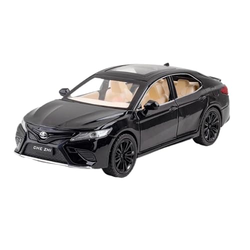 RYUEXING for 1/24 Camry Simulation Legierung Auto Modell Mit Sound Und Licht Multi-Funktion Interaktive Kinder Spielzeug Sammlung Ornamente(Black) von RYUEXING