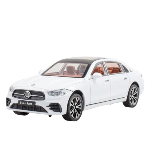 RYUEXING for 1/24 E300L Simulierte Legierung Auto Modell Spielzeug Sammlung Ornamente(White) von RYUEXING