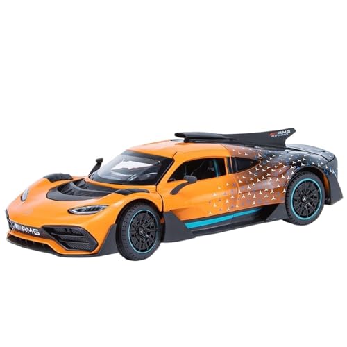 RYUEXING for 1/24 EINE Straße Auto Version Sport Auto Simulation Legierung Auto Modell Multifunktionale Kinder Spielzeug Sammlung Ornamente(Green) von RYUEXING