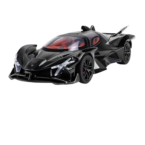 RYUEXING for 1/24 EVO Simulation Legierung Auto Modell Multifunktionale Kinder Spielzeug Sammlung Ornamente(Black) von RYUEXING