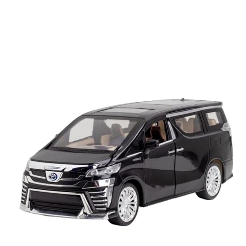 RYUEXING for 1/24 Erfahrer Business Car Simulation Legierung Automodell Mit Sound Und Licht Multifunktionale Interaktive Kinderspielzeug-Sammlung Ornamente(Black) von RYUEXING