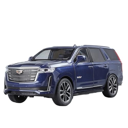 RYUEXING for 1/24 Escalade Geländewagen Simulation Legierung Auto Modell Spielzeug Sammlung Ornamente(Blue) von RYUEXING