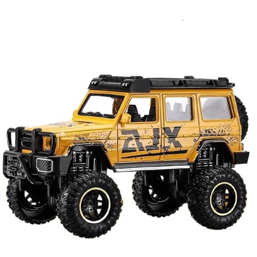 RYUEXING for 1/24 G5 Off-Road Simulation Legierung Auto Modell Mit Sound Und Licht Multi-Funktion Interaktive Kinder Spielzeug Sammlung Ornamente(Yellow) von RYUEXING