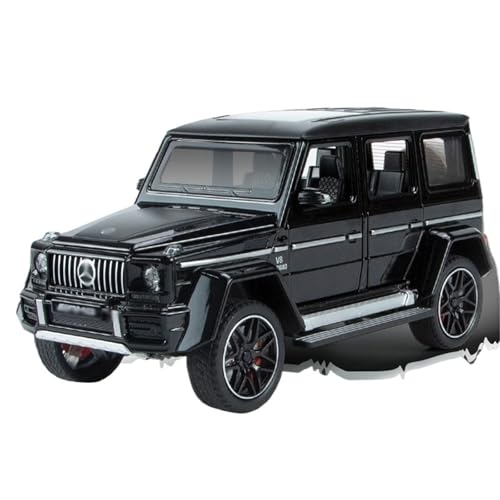 RYUEXING for 1/24 G63 Off-Road-Auto Simulation Legierung Auto Modell Multifunktionale Kinder Spielzeug Sammlung Ornamente(Black) von RYUEXING