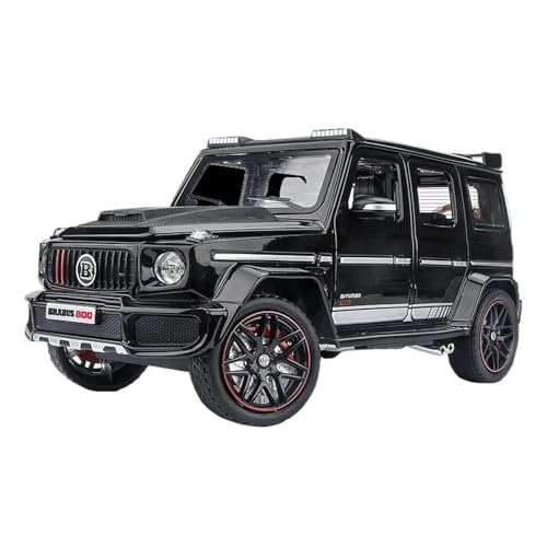 RYUEXING for 1/24 G800 Geländewagen Simulation Legierung Druckguss Auto Modell Kinder Spielzeug Sammlung Ornamente(Black) von RYUEXING