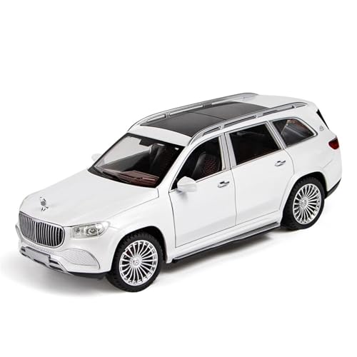 RYUEXING for 1/24 GLS600 Simulierte Legierung Auto Modell Spielzeug Sammlung Ornamente(White) von RYUEXING