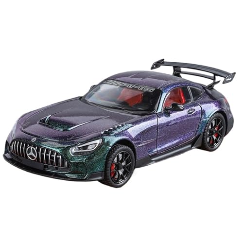 RYUEXING for 1/24 GT-Rennwagen-Simulationslegierung Kinderspielzeugauto-Modell Mit Sound Und Lich Multifunktionale Interaktive Spielzeugsammlung Ornamente(Purple) von RYUEXING