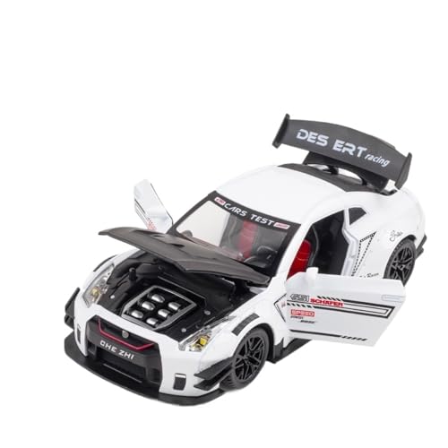 RYUEXING for 1/24 GTR Sport Auto Simulation Legierung Auto Modell Spielzeug Sammlung Ornamente(White) von RYUEXING