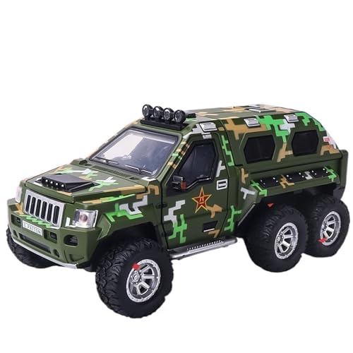 RYUEXING for 1/24 GX Gepanzerte Auto Off-Road-Simulation Legierung Druckguss Technologie Auto Modell Kinder Spielzeug Sammlung Ornamente(Green) von RYUEXING