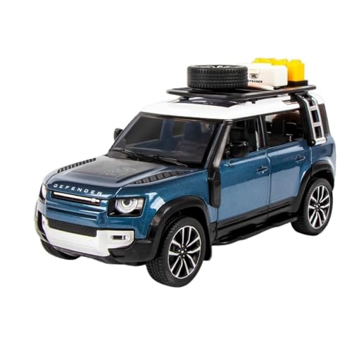 RYUEXING for 1/24 Geländewagen Simulation Legierung Auto Modell Multifunktionale Kinder Spielzeug Sammlung Ornamente(Blue) von RYUEXING