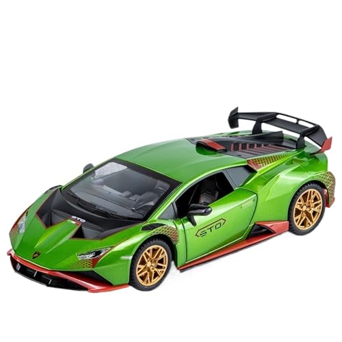 RYUEXING for 1/24 HURACÁN STOSTO Sportwagen-Simulationslegierung, Kinderspielzeugautomodell Mit Sound Und Licht Multifunktionale Interaktive Spielzeugsammlung Ornamente von RYUEXING