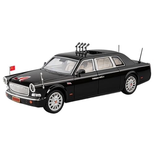 RYUEXING for 1/24 Hongqi L5 Parade Autosimulation Legierung Lenkung Ton Und Licht Stoßdämpfung Funktion Spielzeug Auto Modell Ornamente Sammlung von RYUEXING