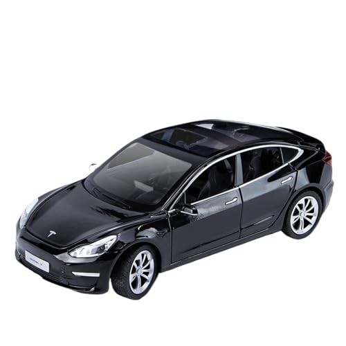 RYUEXING for 1/24 Mode 3 Simulation Legierung Auto Modell Kinder Spielzeug Sammlung Ornamente(Black) von RYUEXING