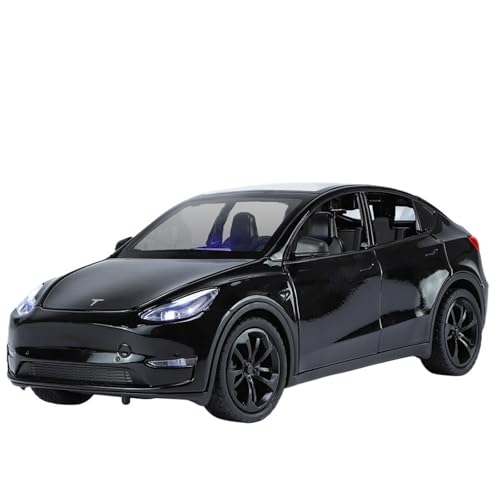 RYUEXING for 1/24 Modell Y Simulation Legierung Auto Modell Multifunktionale Kinder Spielzeug Sammlung Ornamente(Black) von RYUEXING