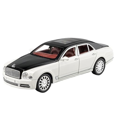 RYUEXING for 1/24 Mushang Simulierte Legierung Auto Modell Spielzeug Sammlung Ornamente(White) von RYUEXING