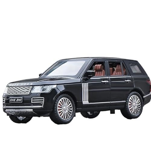 RYUEXING for 1/24 Range SUV Simulation Legierung Lenkung Sound Und Licht Türöffnung Funktion Spielzeug Auto Modell Ornamente Sammlung(Black) von RYUEXING