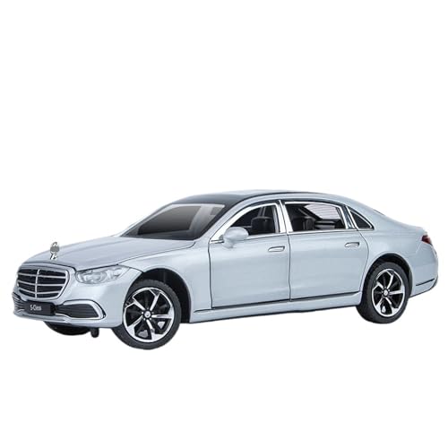 RYUEXING for 1/24 S400L Limousine Simulation Legierung Auto Modell Spielzeug Sammlung Ornamente(White) von RYUEXING