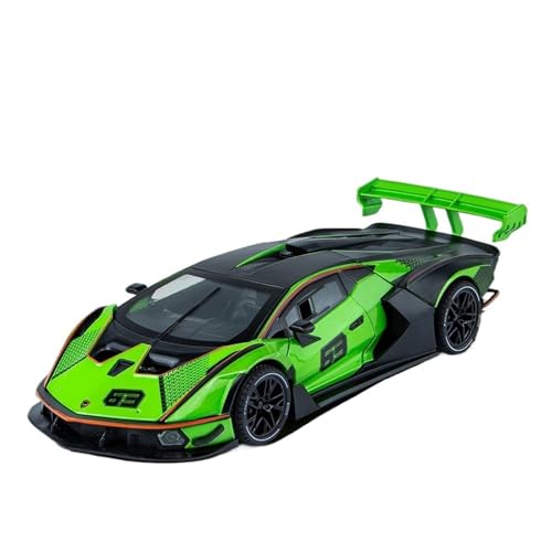 RYUEXING for 1/24 SCV12 Sportwagen Simulation Legierung Druckguss-Technologie Automodell Kinderspielzeug Sammlung Ornamente(Green) von RYUEXING