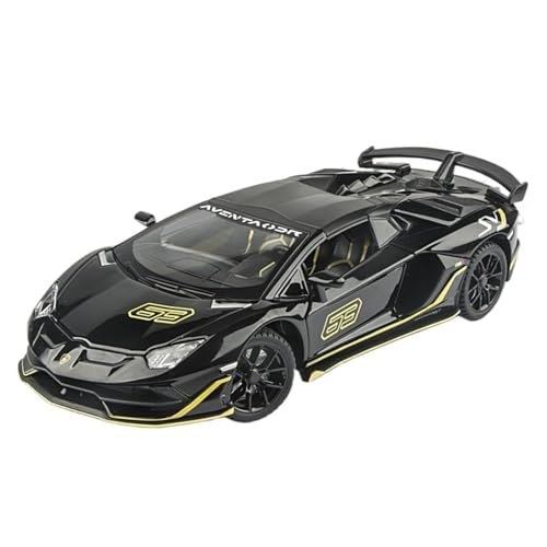 RYUEXING for 1/24 SVJ 63 Sportwagen Simulation Legierung Auto Modell Multifunktionale Kinder Spielzeug Sammlung Ornamente(Black) von RYUEXING