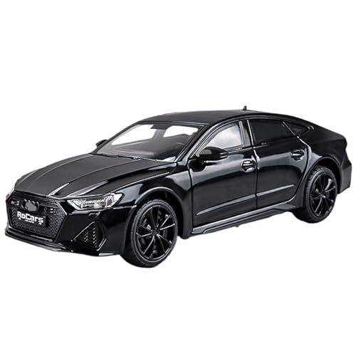 RYUEXING for 1/24 Schwarz Rs7 Simulierte Legierung Auto Modell Sammlung Ornamente(Black) von RYUEXING