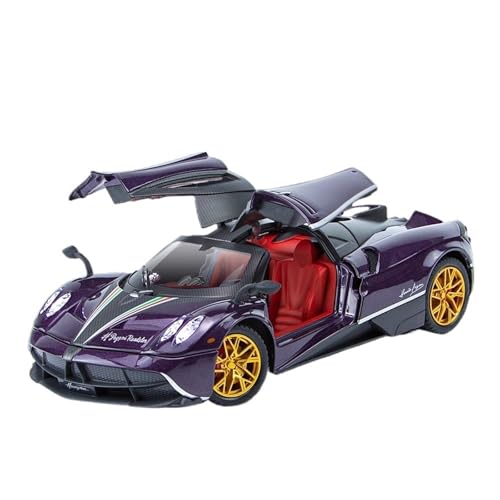 RYUEXING for 1/24 Sportwagen Simulation Legierung Auto Modell Spielzeug Sammlung Ornamente(Purple) von RYUEXING