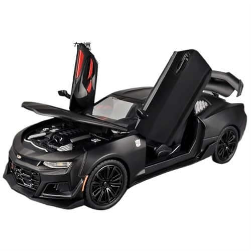 RYUEXING for 1/24 Sportwagen Verformung Auto Simulation Legierung Lenkung Sound Und Licht Tür Öffnung Funktion Spielzeug Auto Modell Ornamente Sammlung(Black) von RYUEXING