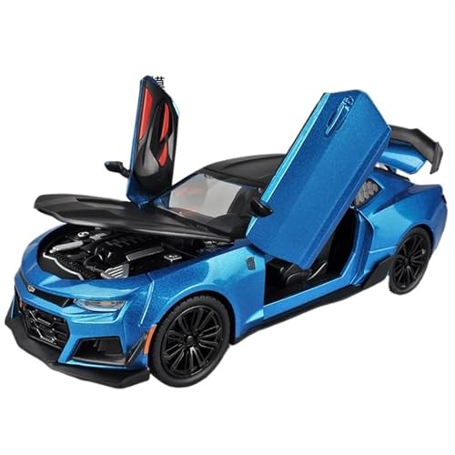 RYUEXING for 1/24 Sportwagen Verformung Auto Simulation Legierung Lenkung Sound Und Licht Tür Öffnung Funktion Spielzeug Auto Modell Ornamente Sammlung(Blue) von RYUEXING