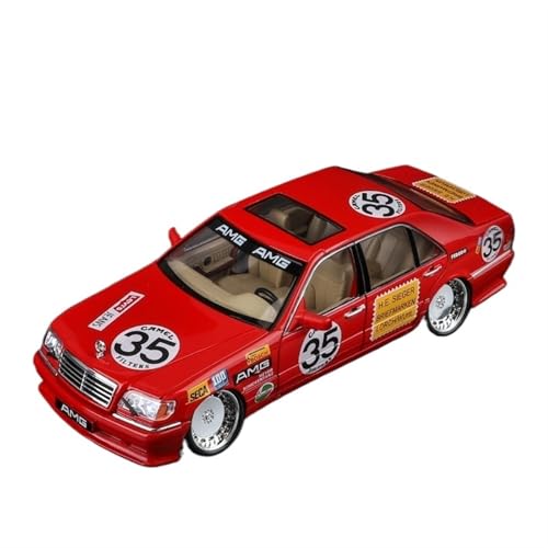 RYUEXING for 1/24 Tigerkopf Tiefliegendes Rotes Schwein Retro-modifiziertes Auto, Sportwagensimulation Legierung, Lenkung Ton Und Licht Türöffnungsfunktion Spielzeugauto-Modell Ornamentsammlung von RYUEXING